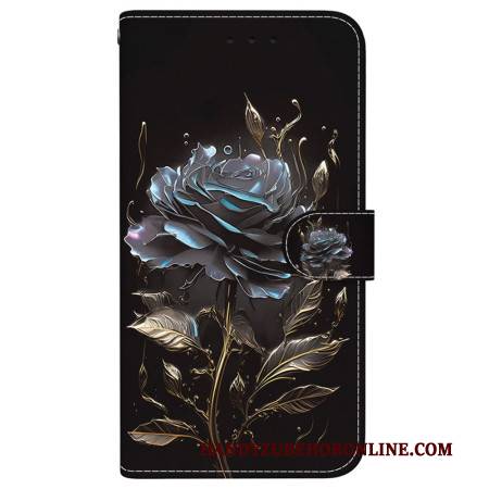 Lederhüllen Samsung Galaxy S26 Schwarze Rose