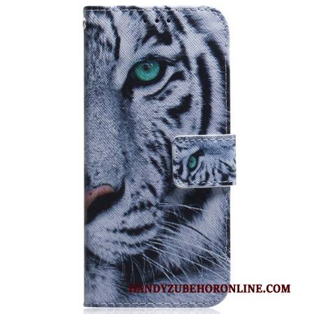 Lederhüllen Samsung Galaxy S26 Weißer Tiger