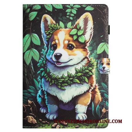 Lederhüllen Samsung Galaxy Tab S11 Corgi