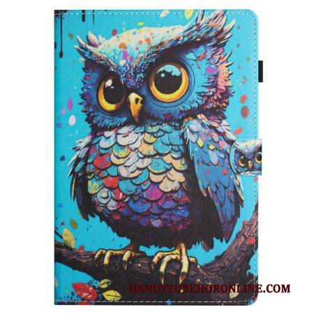 Lederhüllen Samsung Galaxy Tab S11 Eule