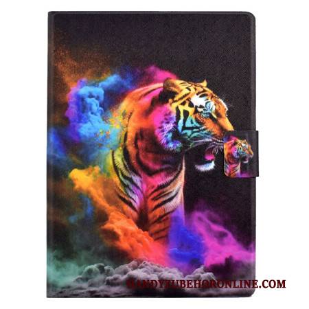 Lederhüllen Samsung Galaxy Tab S11 Handyhülle Bunter Tiger