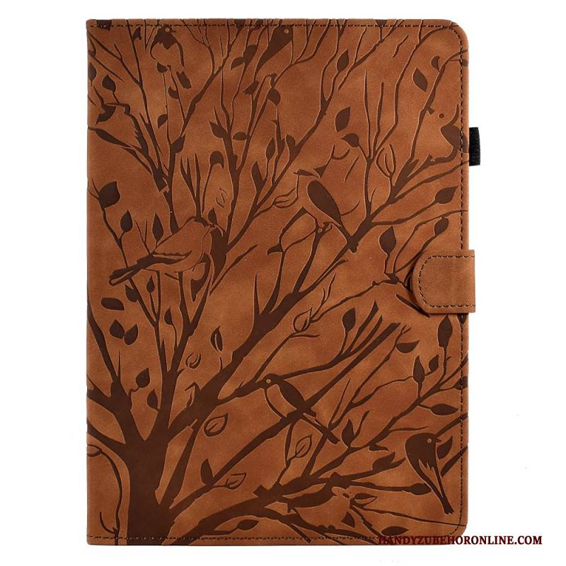 Lederhüllen Samsung Galaxy Tab S11 Handyhülle Wildleder-zweigeffekt
