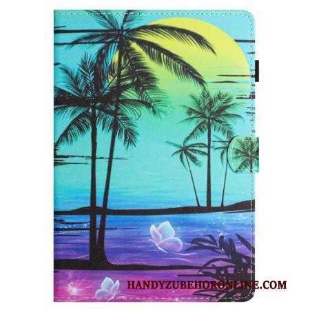 Lederhüllen Samsung Galaxy Tab S11 Kokospalmen