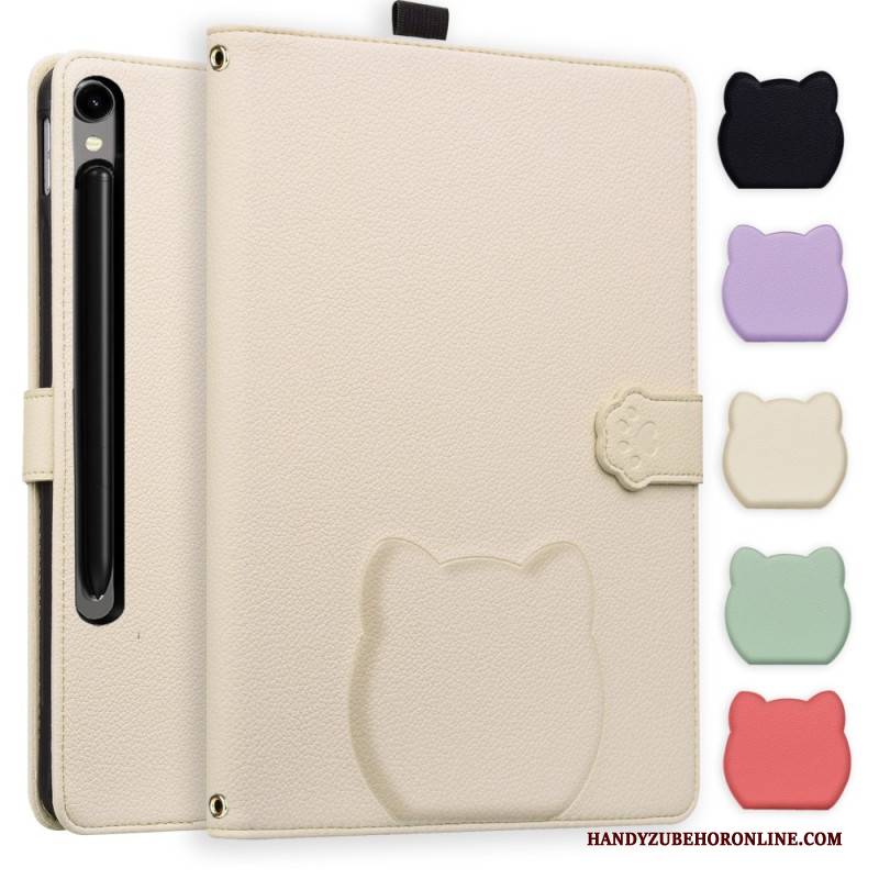 Lederhüllen Samsung Galaxy Tab S11 Ultra Handyhülle Katze