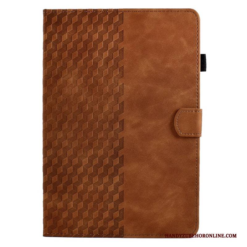 Lederhüllen Samsung Galaxy Tab S11 Wildleder-rahmeneffekt