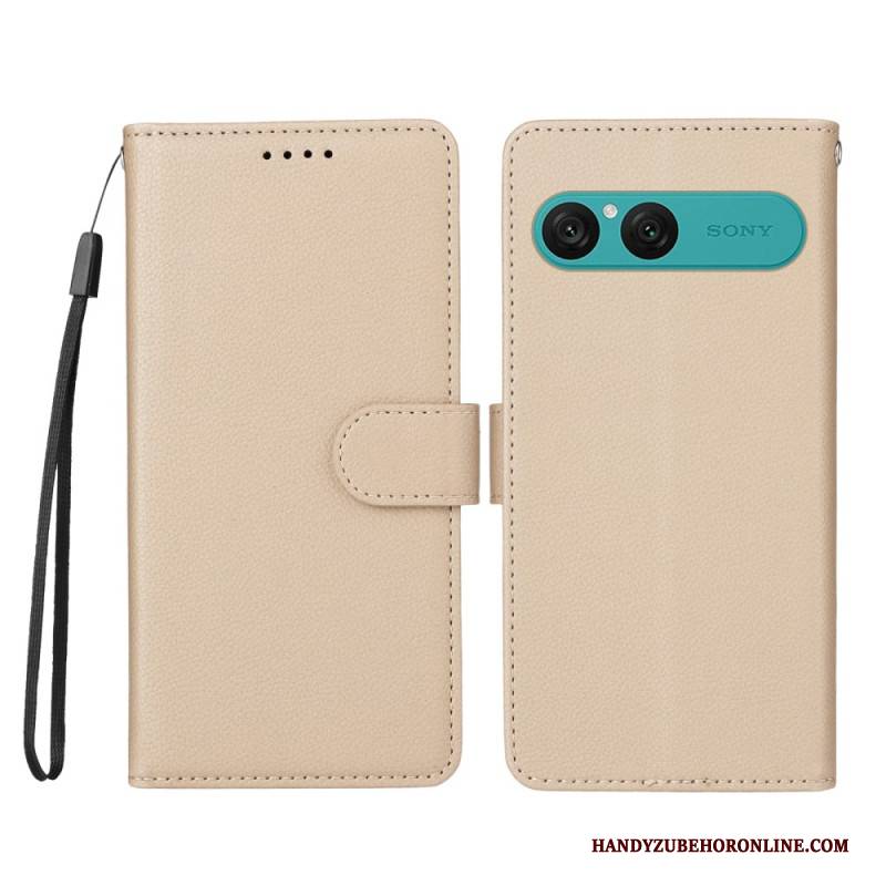 Lederhüllen Sony Xperia 10 Vii Handyhülle Lederoptik Und Rfid-schutz