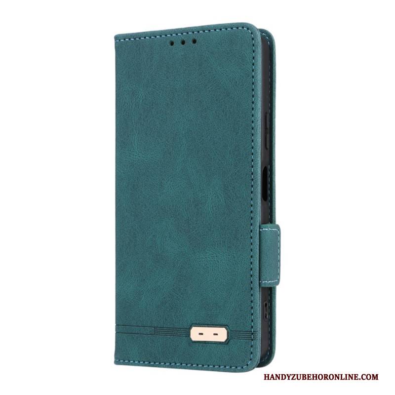 Lederhüllen Sony Xperia 10 Vii Handyhülle Retro-wildlederoptik