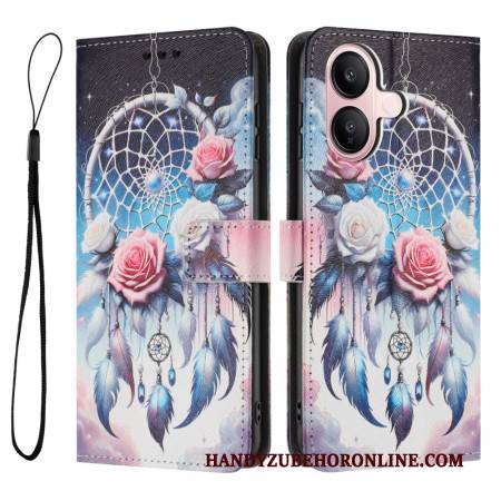 Lederhüllen Vivo V60 Lite Rosen-traumfänger