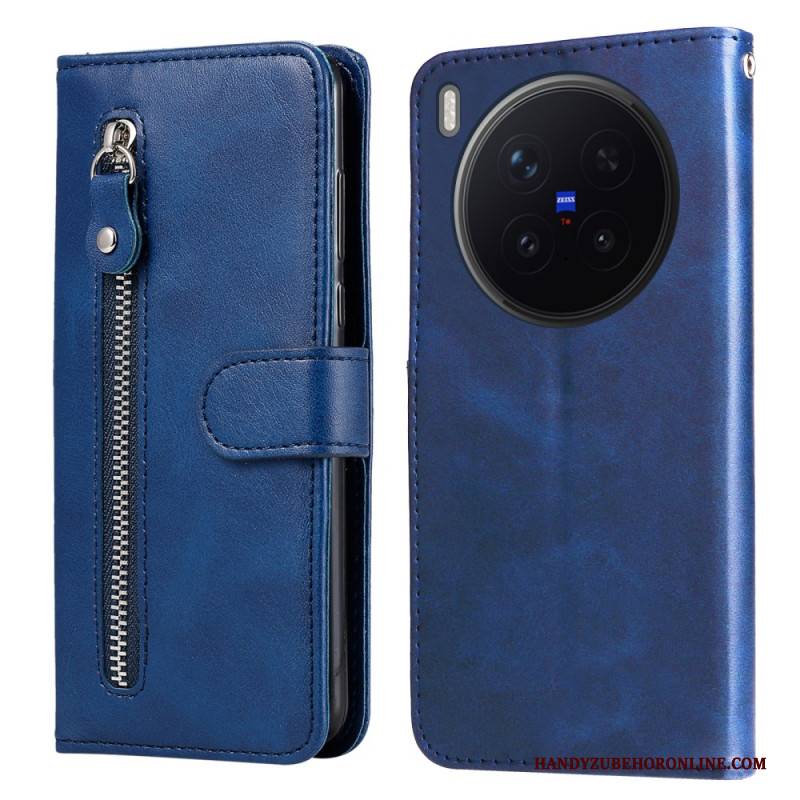 Lederhüllen Vivo X300 Pro Reißverschlusstasche