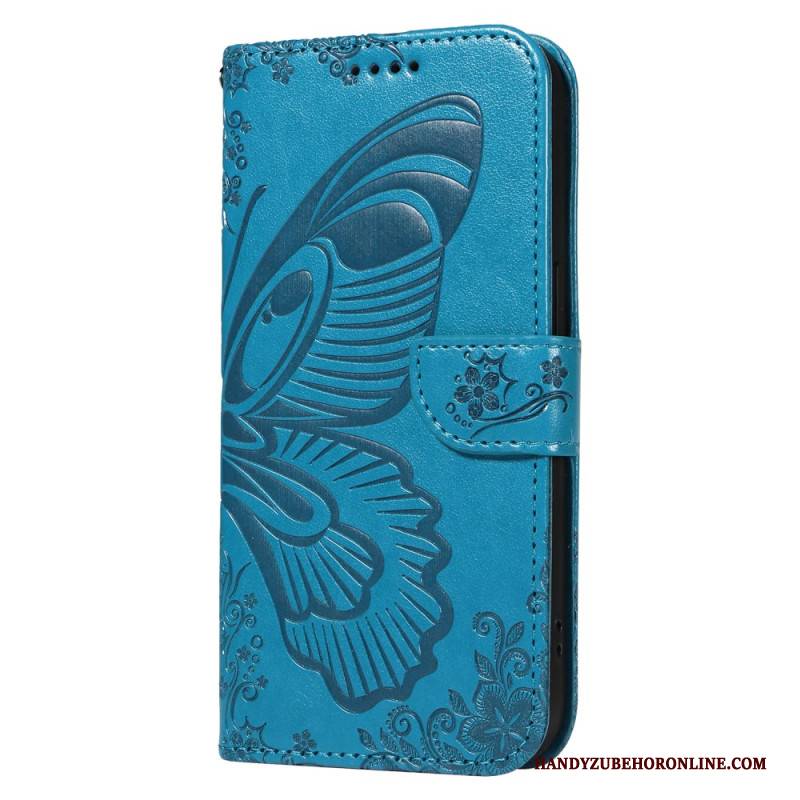 Lederhüllen Xiaomi 15 Pro Handyhülle Schmetterlingsdesign