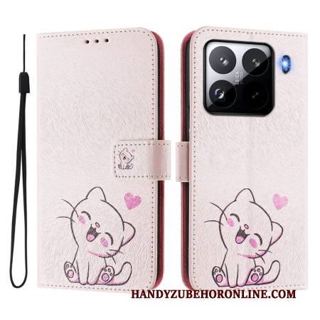 Lederhüllen Xiaomi 15 Pro Kätzchen