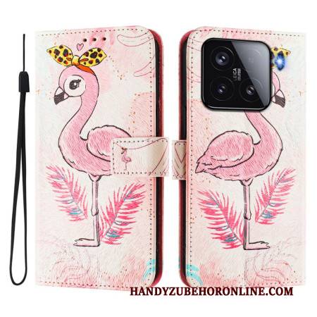 Lederhüllen Xiaomi 15 Vogelmotiv