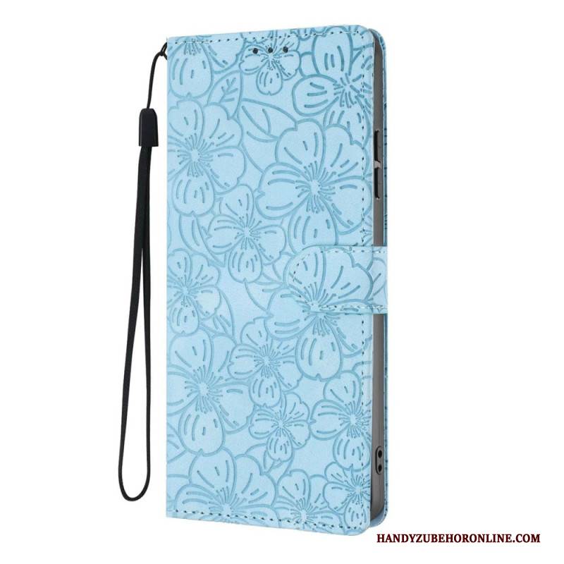 Lederhüllen Xiaomi 15t Blumengravur