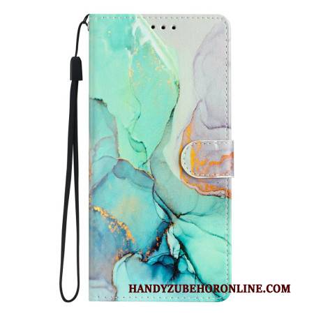 Lederhüllen Xiaomi 15t Grüner Marmor