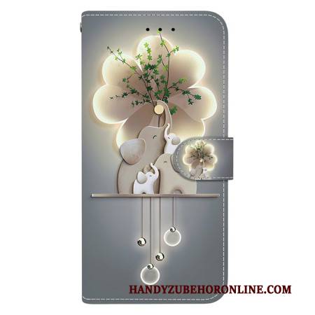 Lederhüllen Xiaomi 15t Handyhülle Drei Elefanten