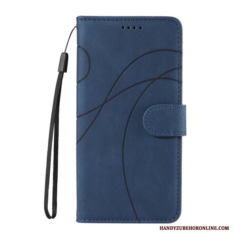 Lederhüllen Xiaomi 15t Handyhülle Wellenmuster