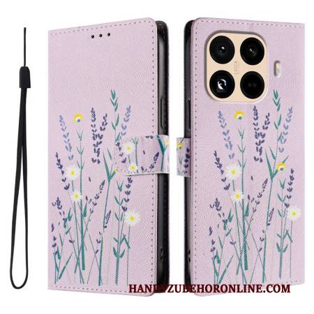 Lederhüllen Xiaomi 15t Pro Handyhülle Lavendel