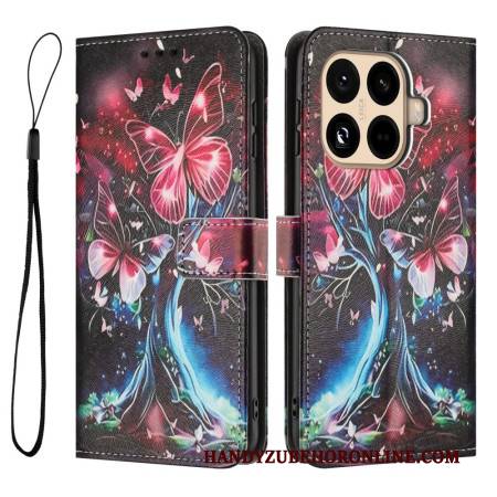 Lederhüllen Xiaomi 15t Pro Schmetterlingsbaum