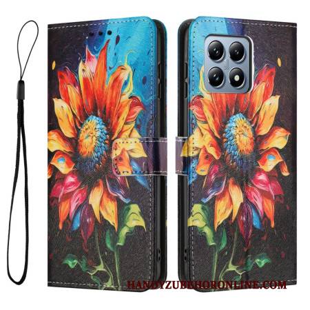 Lederhüllen Xiaomi 15t Sonnenblumen