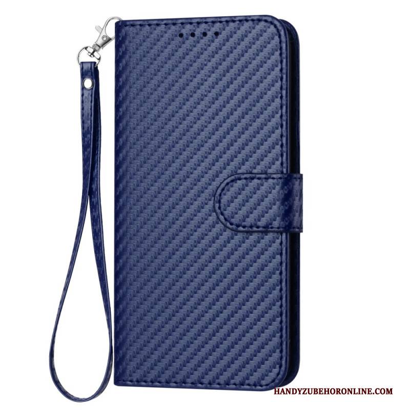 Lederhüllen Xiaomi 17 Pro Max Handyhülle Carbonfaser-lanyard