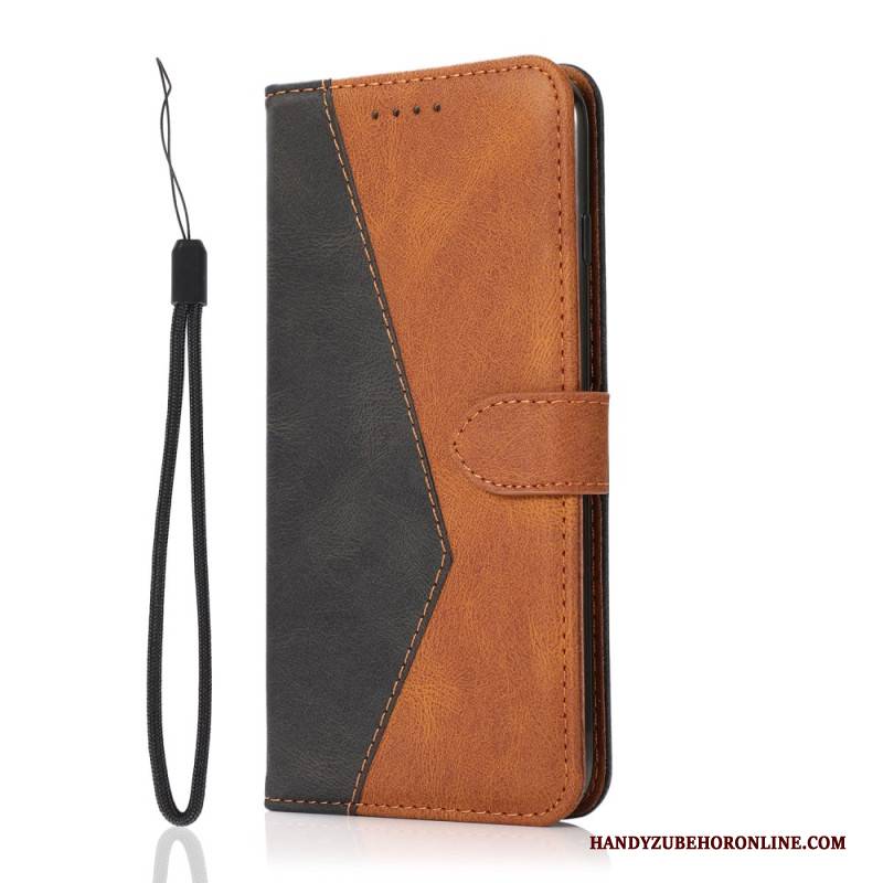 Lederhüllen Xiaomi 17 Pro Zweifarbig