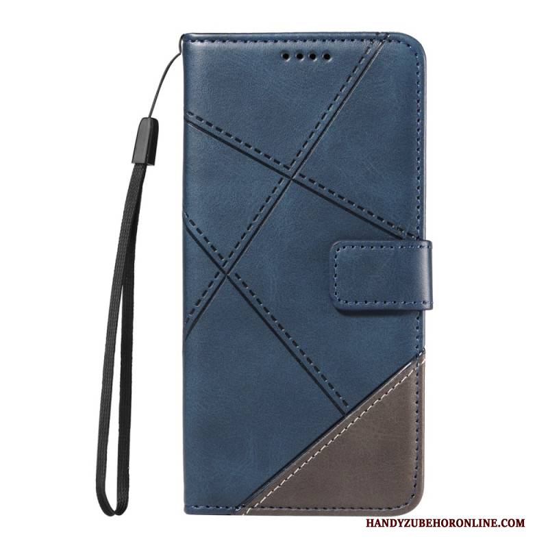 Lederhüllen Xiaomi Redmi Note 14 4g Geometrisches Design