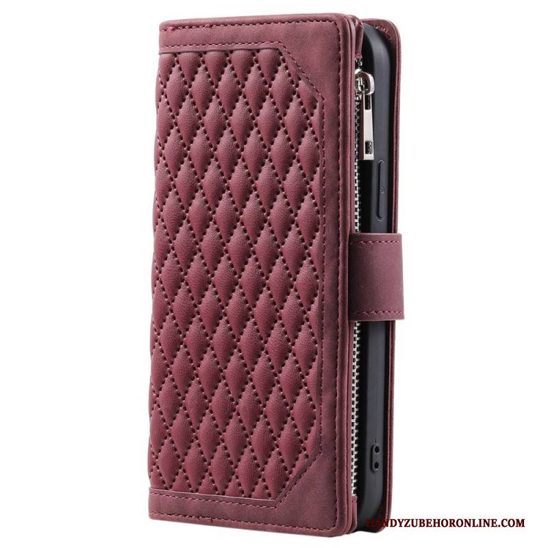 Lederhüllen Xiaomi Redmi Note 14 4g Gesteppt Portemonnaie