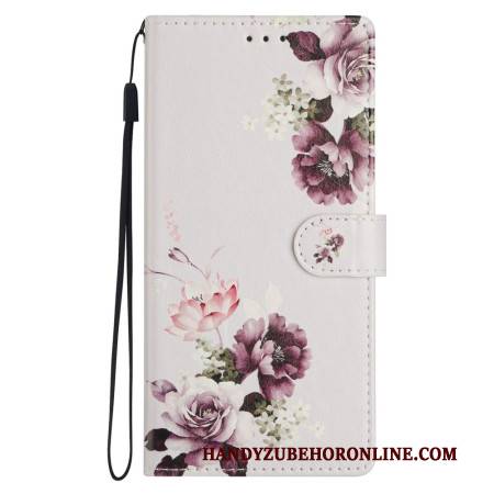 Lederhüllen Xiaomi Redmi Note 14 4g Lila Blumen