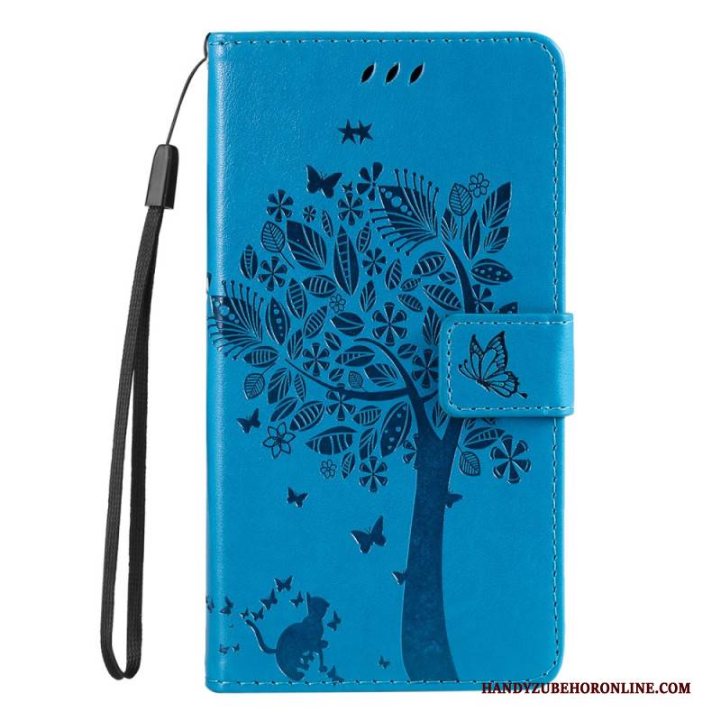 Lederhüllen Xiaomi Redmi Note 14 5g Katze Und Baum (lnaière)