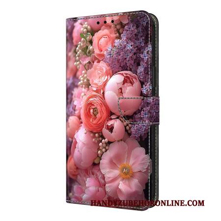 Lederhüllen Xiaomi Redmi Note 14 Pro 4g Handyhülle Blumig