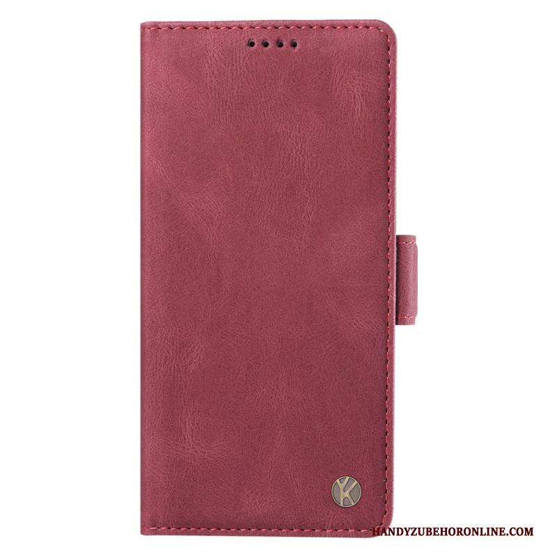 Lederhüllen Xiaomi Redmi Note 14 Pro 5g Handyhülle Ykatu-wildleder-effekt