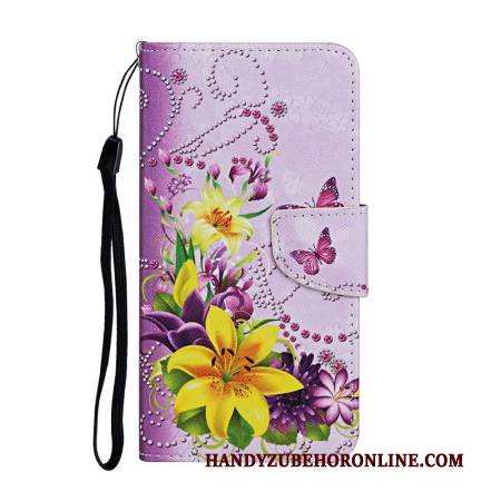 Lederhüllen Xiaomi Redmi Note 14 Pro Plus 5g Gelbe Blumen