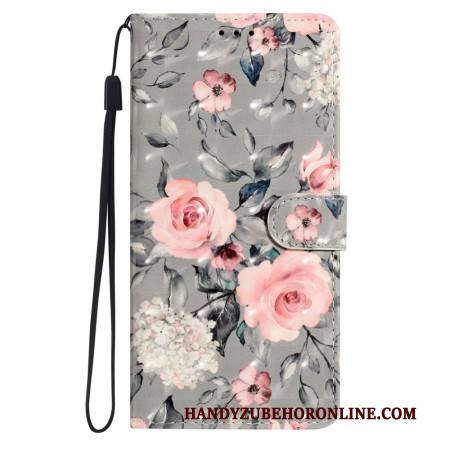Lederhüllen Xiaomi Redmi Note 14 Pro Plus 5g Handyhülle 3d-rosa Blumen