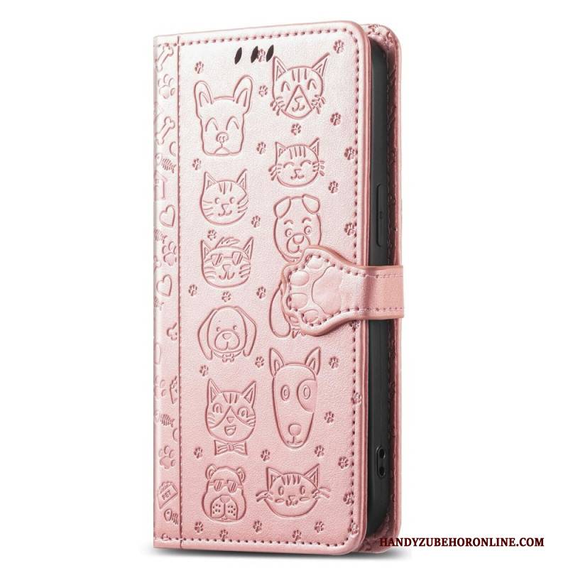 Lederhüllen Xiaomi Redmi Note 14 Pro Plus 5g Handyhülle Geldbörse Mit Tiermotiven