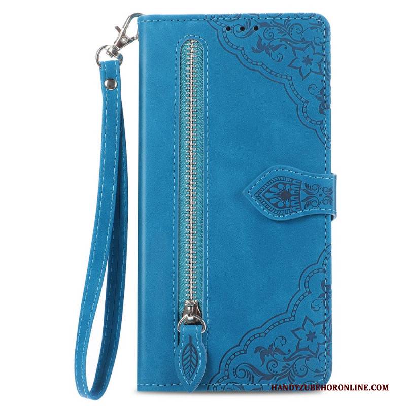 Lederhüllen Xiaomi Redmi Note 14 Pro Plus 5g Handyhülle Spitze Mit Reißverschlusstasche