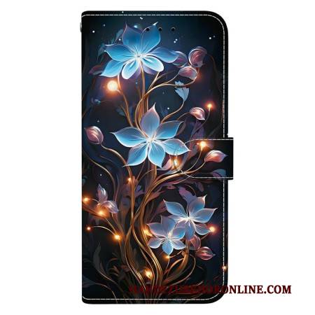 Lederhüllen Xiaomi Redmi Note 15 5g Kleine Laternenblüten