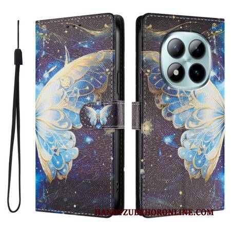 Lederhüllen Xiaomi Redmi Note 15 Pro Plus 5g Handyhülle Großer Schmetterling