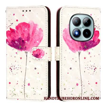 Lederhüllen Xiaomi Redmi Note 15 Pro Plus 5g Mohnblume