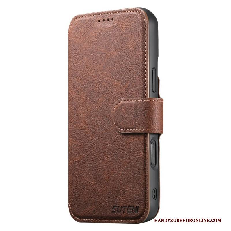Lederhüllen iPhone 17 Handyhülle Magsafe-abnehmbare Hülle Suteni