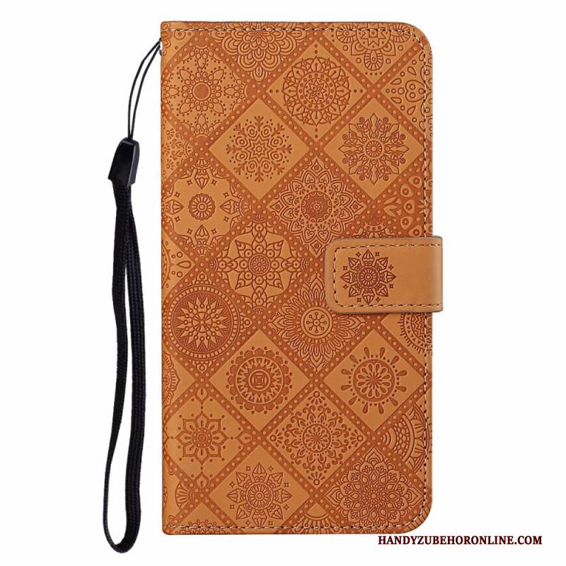 Lederhüllen iPhone 17 Pro Max Handyhülle Patchwork