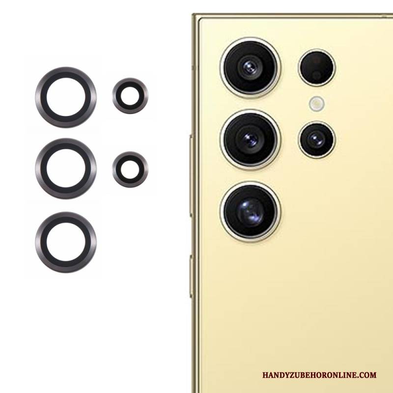 Metall-linsenschutzfolie Für Samsung Galaxy S25 Ultra 5g Galvanisiert Und Aus Gehärtetem Glas