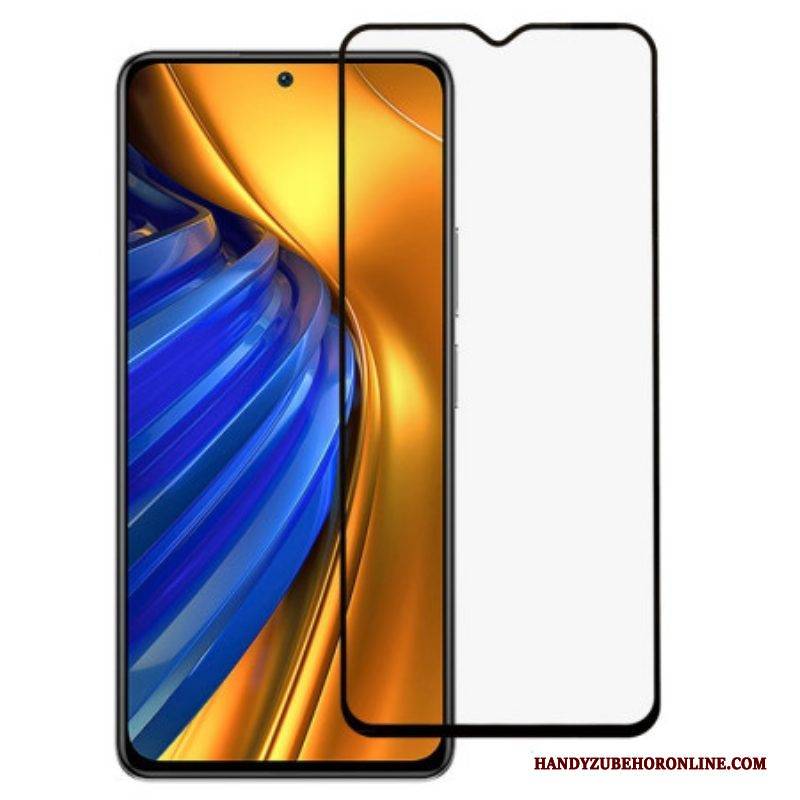 Poco M5 Black Edge Displayschutz Aus Gehärtetem Glas