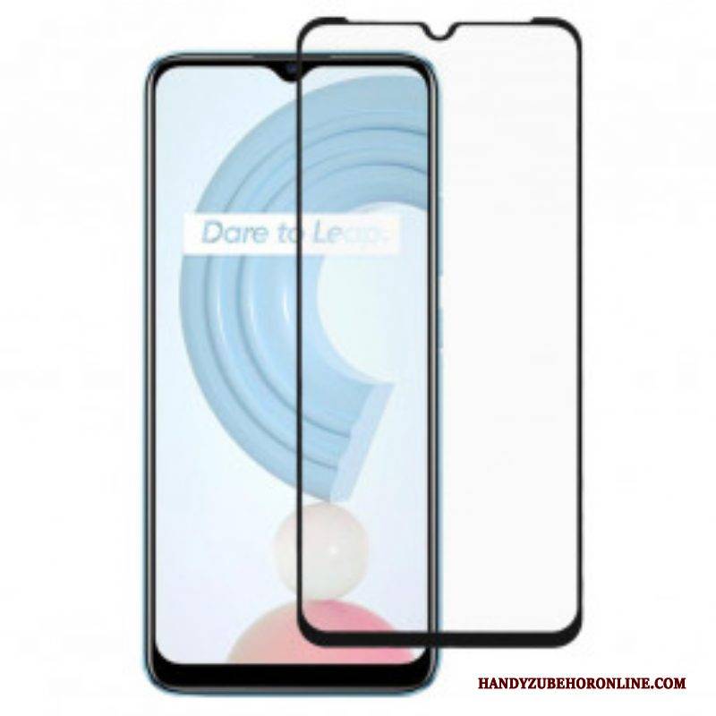 Realme C21 Displayschutzfolie Aus Gehärtetem Glas Mit Schwarzem Rand