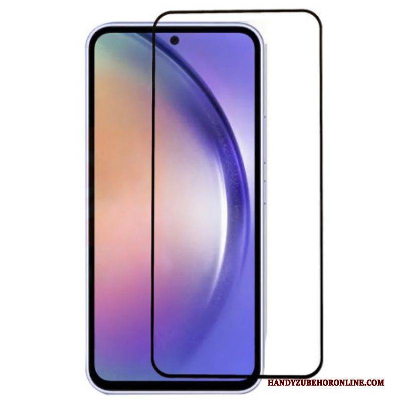 Samsung Galaxy A54 5G Displayschutzfolie Aus Gehärtetem Glas Mit Schwarzem Rand