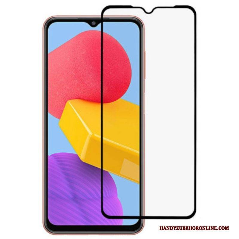 Samsung Galaxy M13 Displayschutzfolie Aus Gehärtetem Glas Mit Schwarzem Rand
