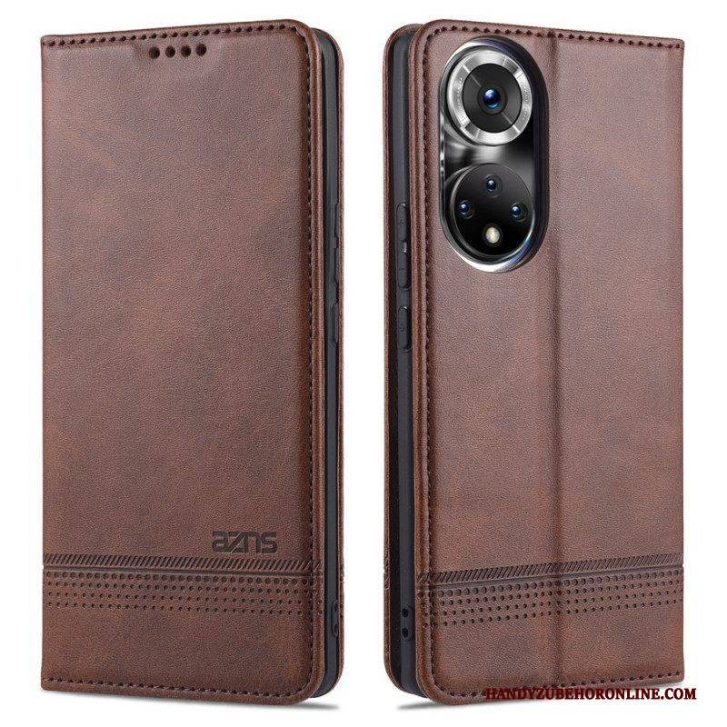 Schutzhülle Für Honor 50 Pro Flip Case Pro Style Leder Azns