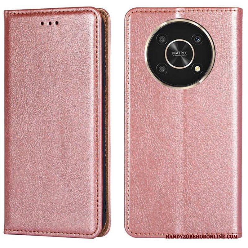 Schutzhülle Für Honor Magic 4 Lite 5G Flip Case Stil: Ledernähte