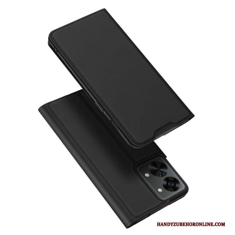 Schutzhülle Für OnePlus Nord 2T 5G Flip Case Skin Pro Dux Ducis