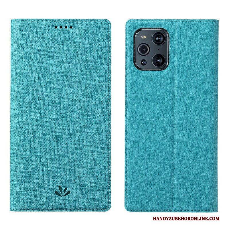 Schutzhülle Für Oppo Find X3 Pro Flip Case Strukturiertes Vili Dmx