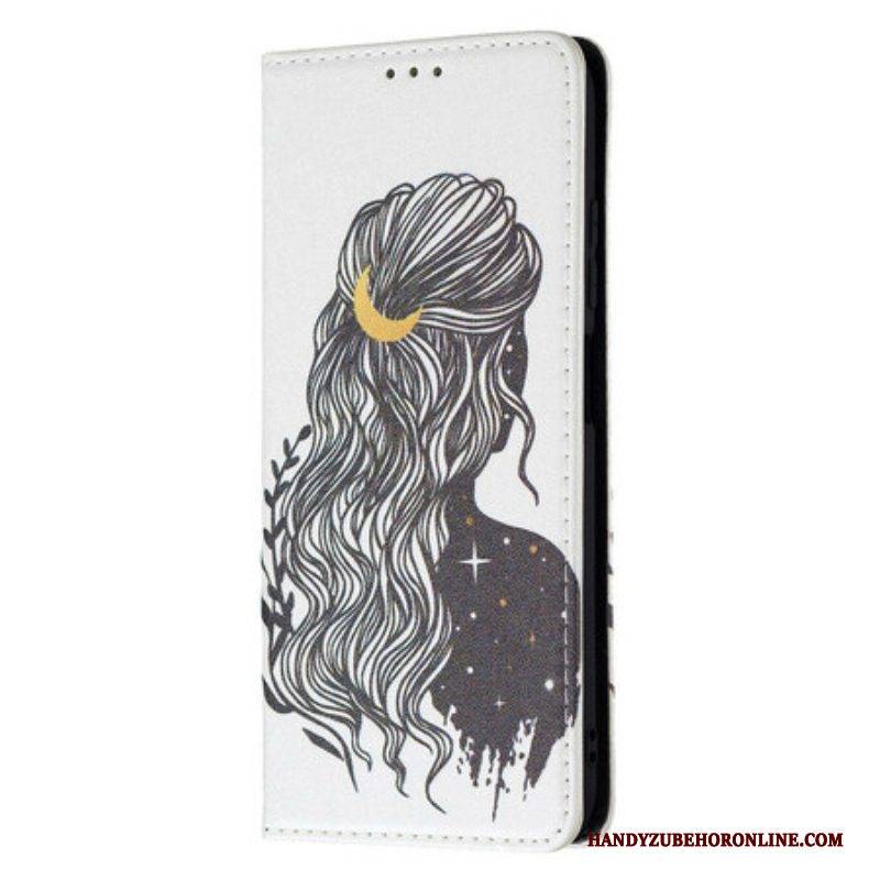 Schutzhülle Für Poco M3 Pro 5G Flip Case Schöne Haare
